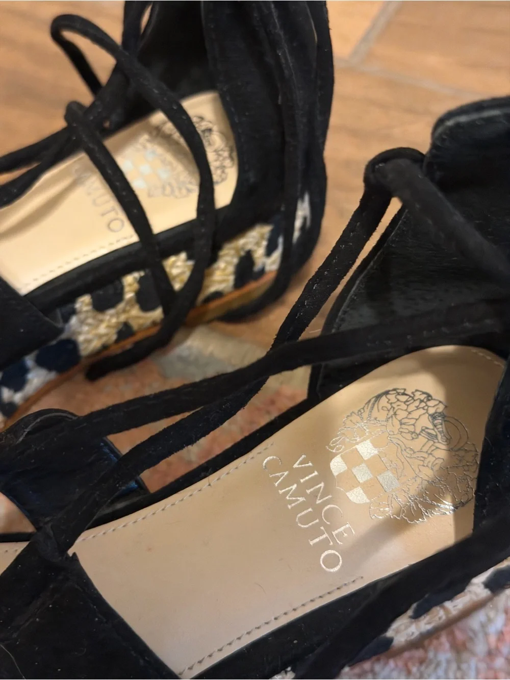 Vince Camuto black lace
